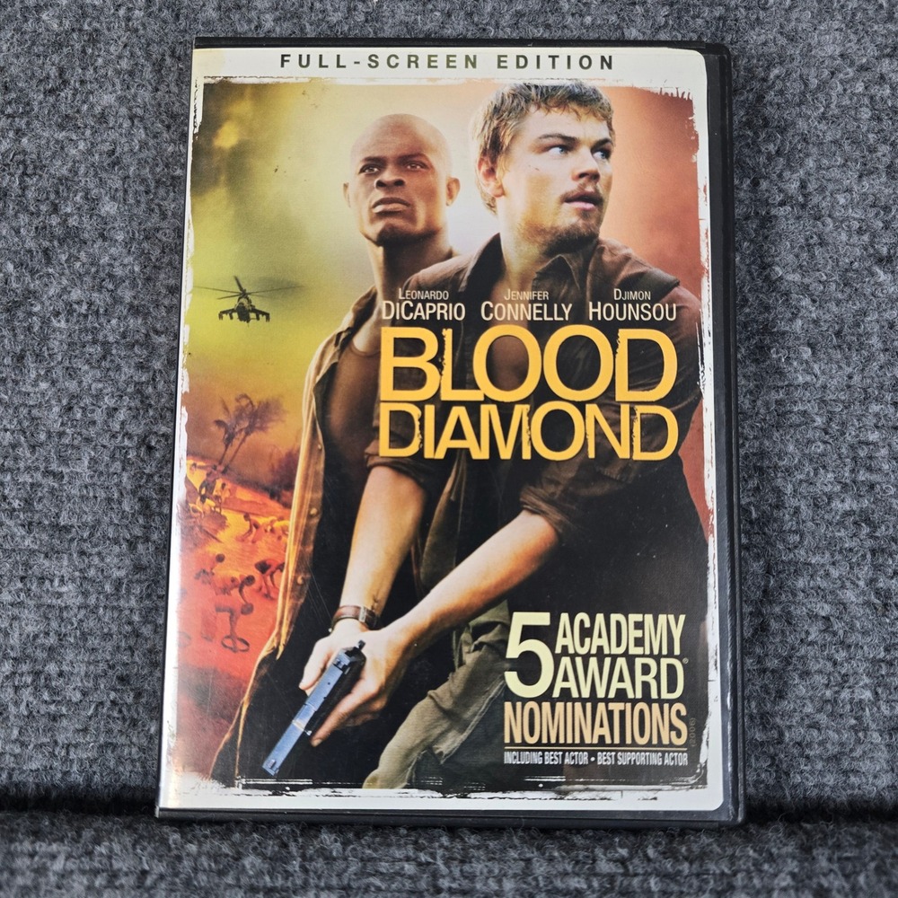 Blood Diamond Full Screen Edition DVD‎ Movie Leonardo DiCaprio Djimon Hounsou